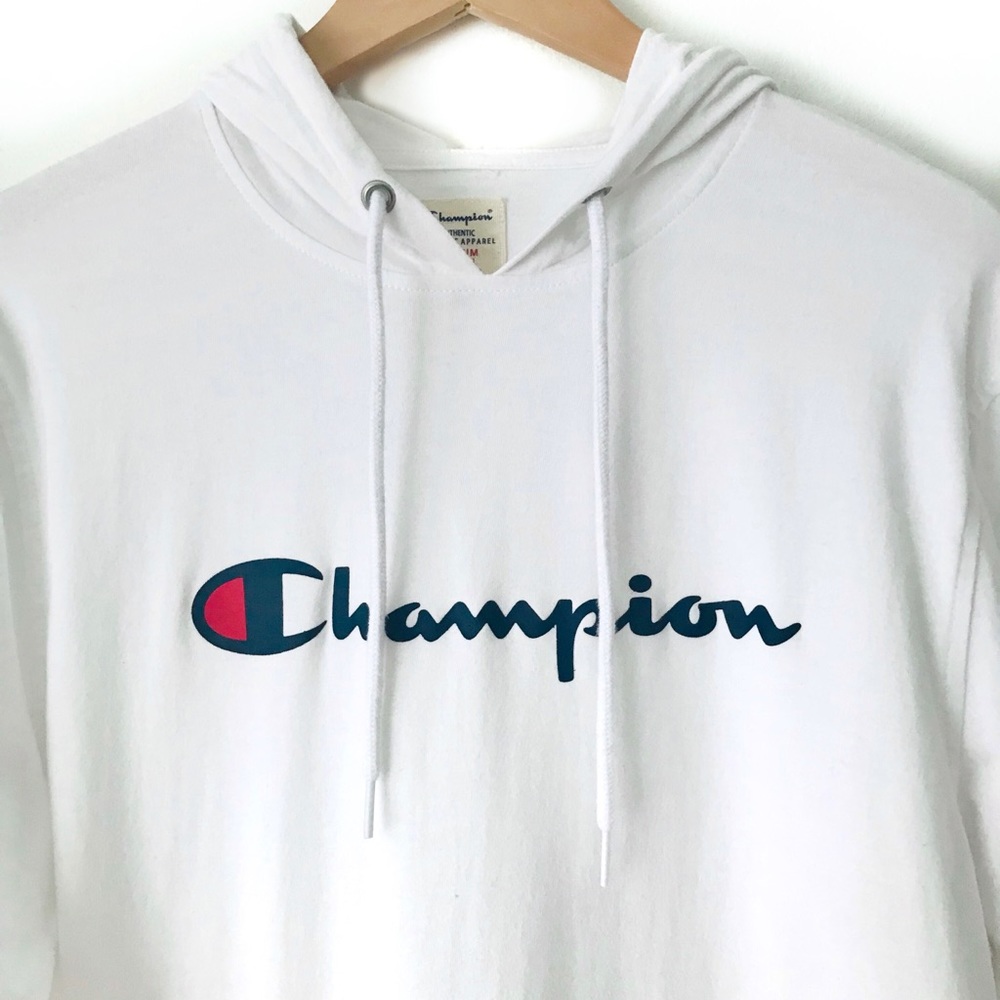 CHAMPION long-sleeve hooded tee